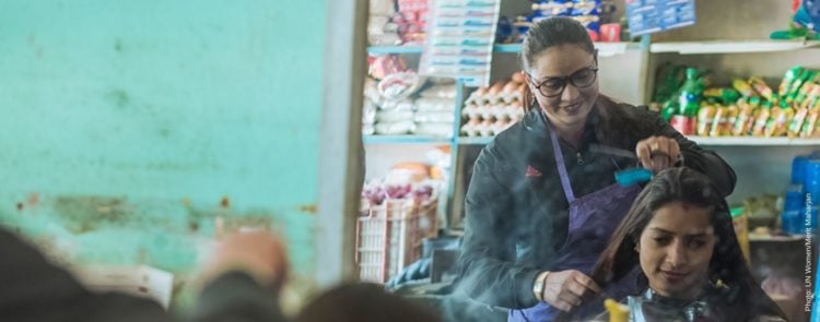 Grooming her business: a beautician-turned entrepreneur’s story from Nepal